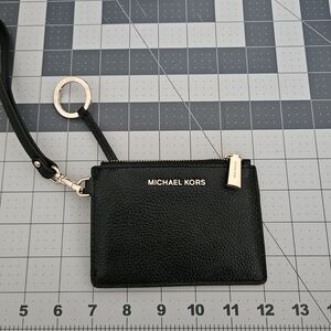 Michael Kors Black Card Holder Wristlet